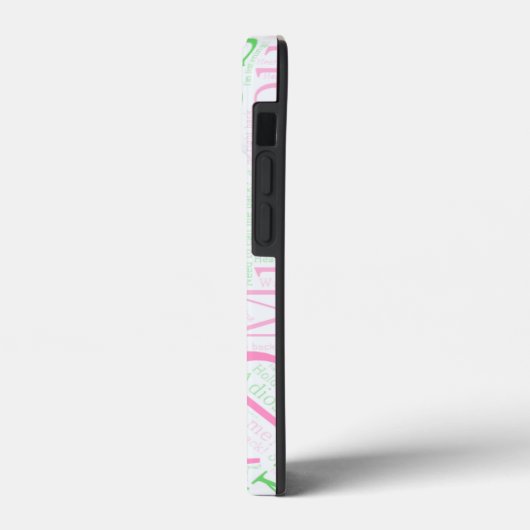 Roze en groen Hoesje (Achterkant / Links)