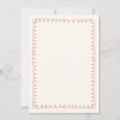  roze en groen kleurrijk huwelijk bedankkaart (Achterkant)