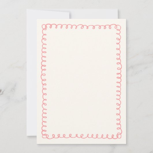 roze en groen kleurrijk huwelijk bedankkaart (Achterkant)