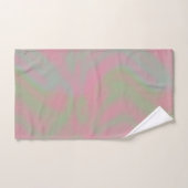 roze en groen Marmer abstract Bad Handdoek (Handdoek)