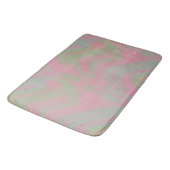 roze en groen Marmer abstract Badmat (Gekanteld)