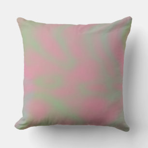roze en groen Marmer abstract Kussen