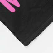 Roze en groen Mijn zwarte stem S Sticker Fleece Deken (Hoek)