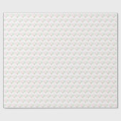 Roze en Groen Mini Pickleball Verjaardag Cadeaupapier (Vlak)