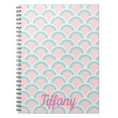  roze en groen notitieboek (Voorkant)