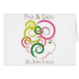Roze en groen op mijn gedachten