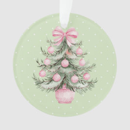 Roze en Groen Ornament