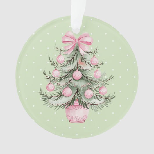 Roze en Groen Ornament (voorkant)