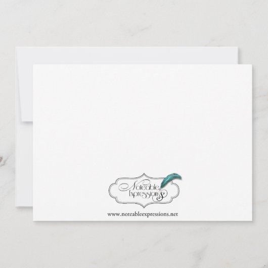 Roze en Groen Whimsical Baby shower Invitation Kaart (Achterkant)