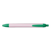 Roze en Groene Aangepaste Varsity Pen (Achterkant)