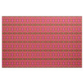 Roze en groene Abstracte Floral Pattern Stof (Fat Quarter)