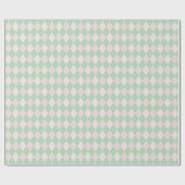 Roze en groene Baby St Patrick's Day Kleine Argyle Cadeaupapier (Vlak)