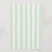 Roze en groene Bachelorette Weekend Route Programmakaart (Achterkant)