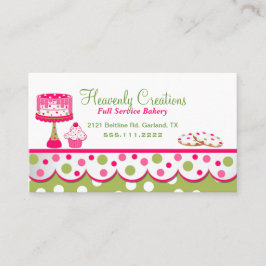 Roze en Groene Bakkerij Visitekaartje