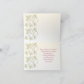 Roze en groene bedankkaart (Binnen)