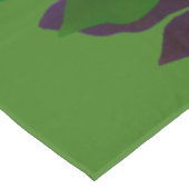 Roze en groene bladeren Leder-kunstkleed Tafelkleed (Gekanteld)