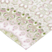 Roze en Groene Bloemen Mandala Patroon Ontwerp Tafelkleed (Gekanteld)