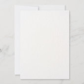 Roze en groene bloemen vlinder bruiloft kaart (Achterkant)