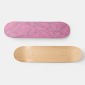 Roze en groene botanisch persoonlijk skateboard (Horizontaal)
