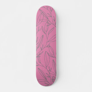 Roze en groene botanisch persoonlijk skateboard