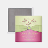 Roze en groene bruiloft voor Magnet (Voorkant / Achterkant)