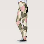 Roze en Groene Camo-Leggings Leggings (Links)