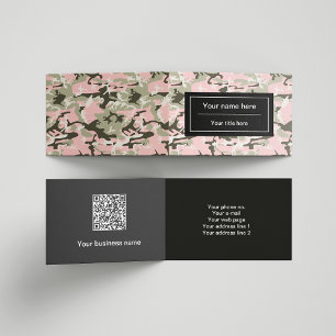 Roze en groene camouflage, camouflage, militair, l visitekaartje