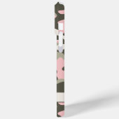 Roze en groene camouflage gepersonaliseerd Case-Mate iPhone case (Achterkant / Links)