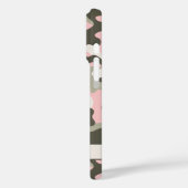 Roze en groene camouflage gepersonaliseerd Case-Mate iPhone case (Achterkant / Links)