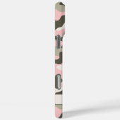 Roze en groene camouflage gepersonaliseerd Case-Mate iPhone case (Achterkant / Rechts)