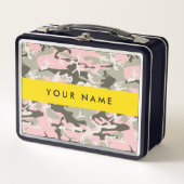 Roze en Groene Camouflage Jouw naam Personaliseren (Voorkant)