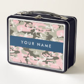 Roze en Groene Camouflage Jouw naam Personaliseren (Voorkant)