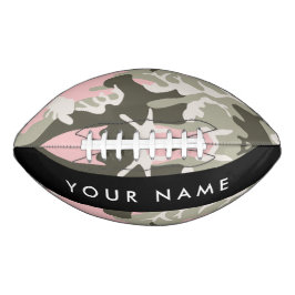 Roze en Groene Camouflage Jouw naam Personaliseren American Football