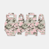 Roze en groene camouflage, leger, leger bedankdoosjes (Uitgevouwen)