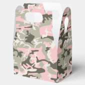 Roze en groene camouflage, leger, leger bedankdoosjes (Geopend)