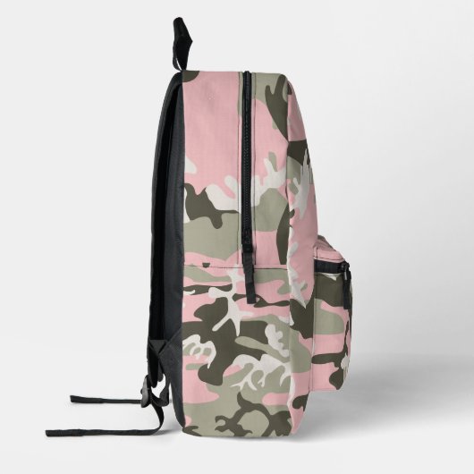 Roze en groene camouflage, leger, leger bedrukte rugzak (Links)