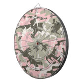 Roze en groene camouflage, leger, leger dartbord (Voorkant Rechts)