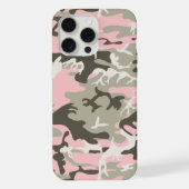 Roze en groene camouflage, leger, leger iPhone hoesje (Achterkant)