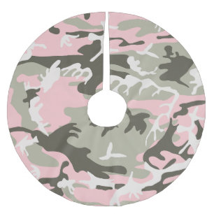 Roze en groene camouflage, leger, leger kerstboom rok