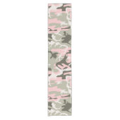 Roze en groene camouflage, leger, leger korte tafelloper (Voorkant)