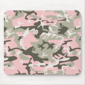 Roze en groene camouflage, leger, leger muismat (Voorkant)