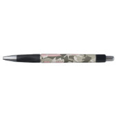 Roze en groene camouflage, leger, leger pen (Voorkant)