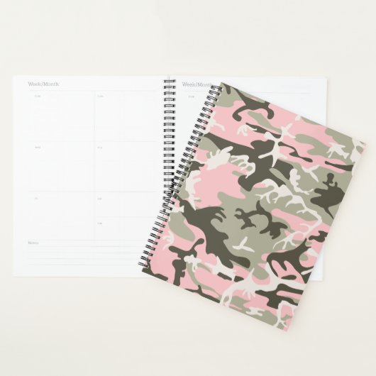 Roze en groene camouflage, leger, leger planner (Display)
