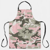 Roze en groene camouflage, leger, leger schort (Voorkant)