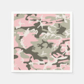 Roze en groene camouflage, leger, leger servet (Voorkant)