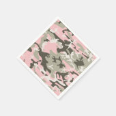 Roze en groene camouflage, leger, leger servet (Hoek)