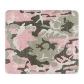 Roze en groene camouflage, leger, leger snijplank (Voorkant)