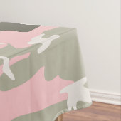 Roze en groene camouflage, leger, leger tafelkleed (Voorbeeld)