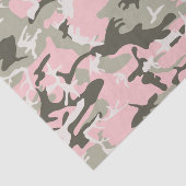 Roze en groene camouflage, leger, leger tissuepapier (Detail)