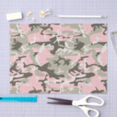 Roze en groene camouflage, leger, leger tissuepapier (Craft)
